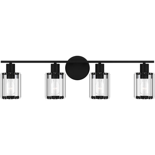 Isla 4 Light 29 inch Matte Black Bath Light Wall Light