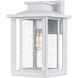 Wakefield 1 Light 14 inch White Lustre Outdoor Wall Lantern