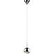Secret 5 inch Polished Chrome Pendant Ceiling Light