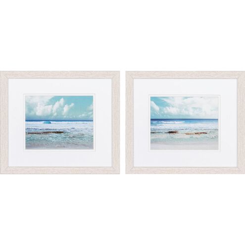 Waterside Collection Blue Framed Art