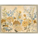 Garden Moment Yellow and Blue and Beige and Green Framed Art
