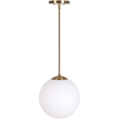 Selene 1 Light 12 inch Soft Gold Pendant Ceiling Light