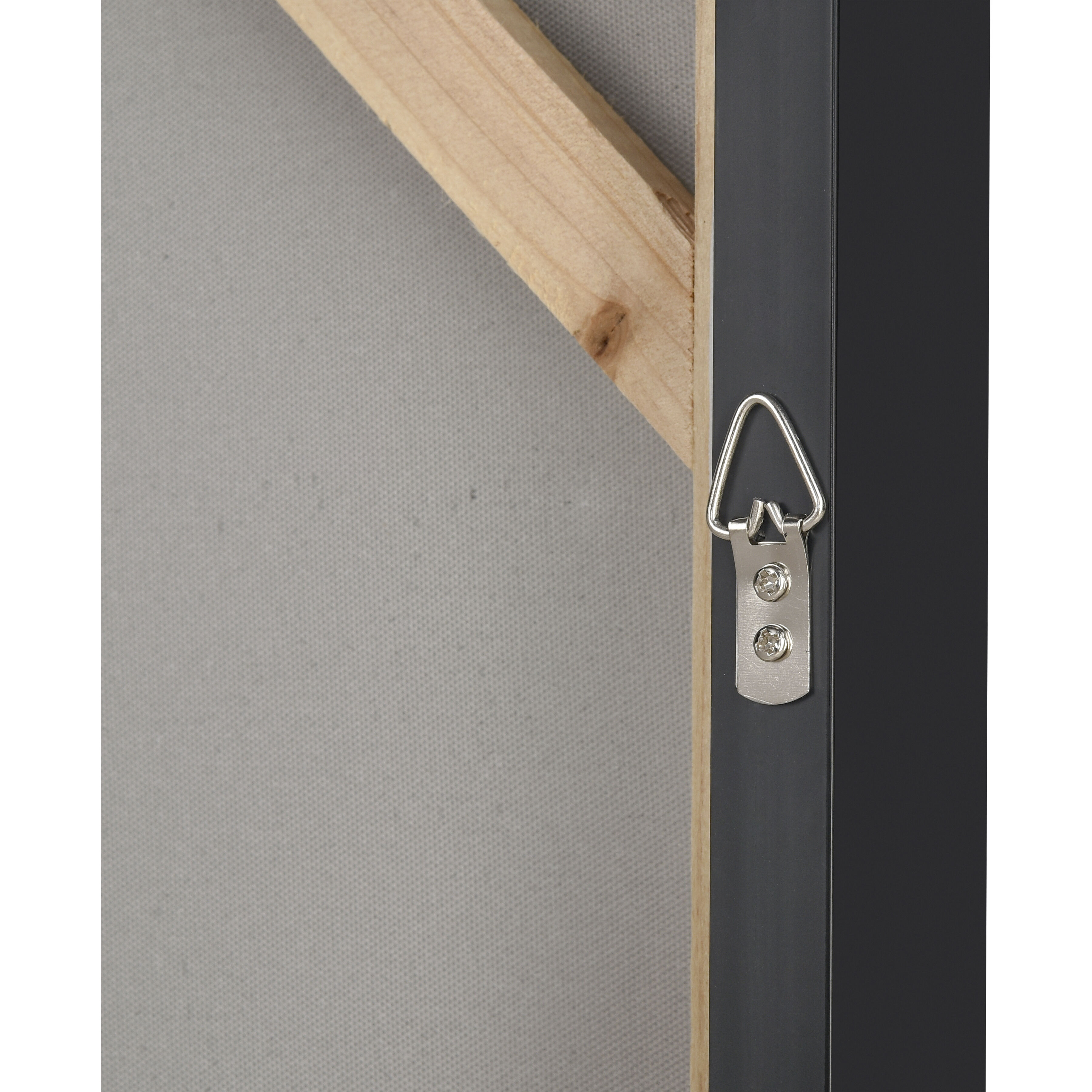 Silhouette II Black with White Framed Wall Art