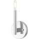 Copenhagen 1 Light 5.13 inch Polished Chrome ADA Wall Sconce Wall Light, Single