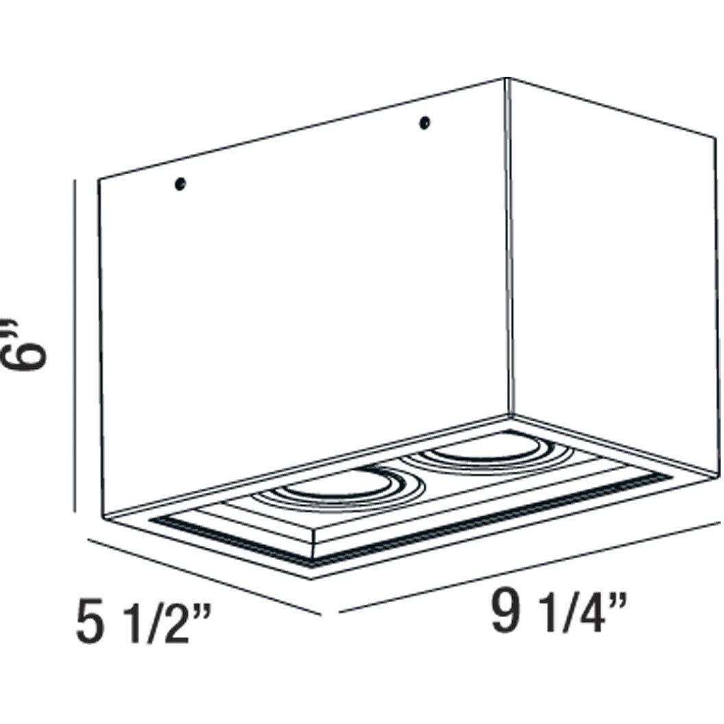 Santo LED 6 inch White Flush Mount Ceiling Light