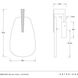 Zelda 1 Light 8 inch Champagne and White Bronze Wall Sconce Wall Light