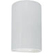 Ambiance 1 Light 7.75 inch Gloss White Wall Sconce Wall Light in Incandescent, Gloss White/Gloss White