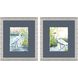 Paragon Blue and Green and White Framed Art