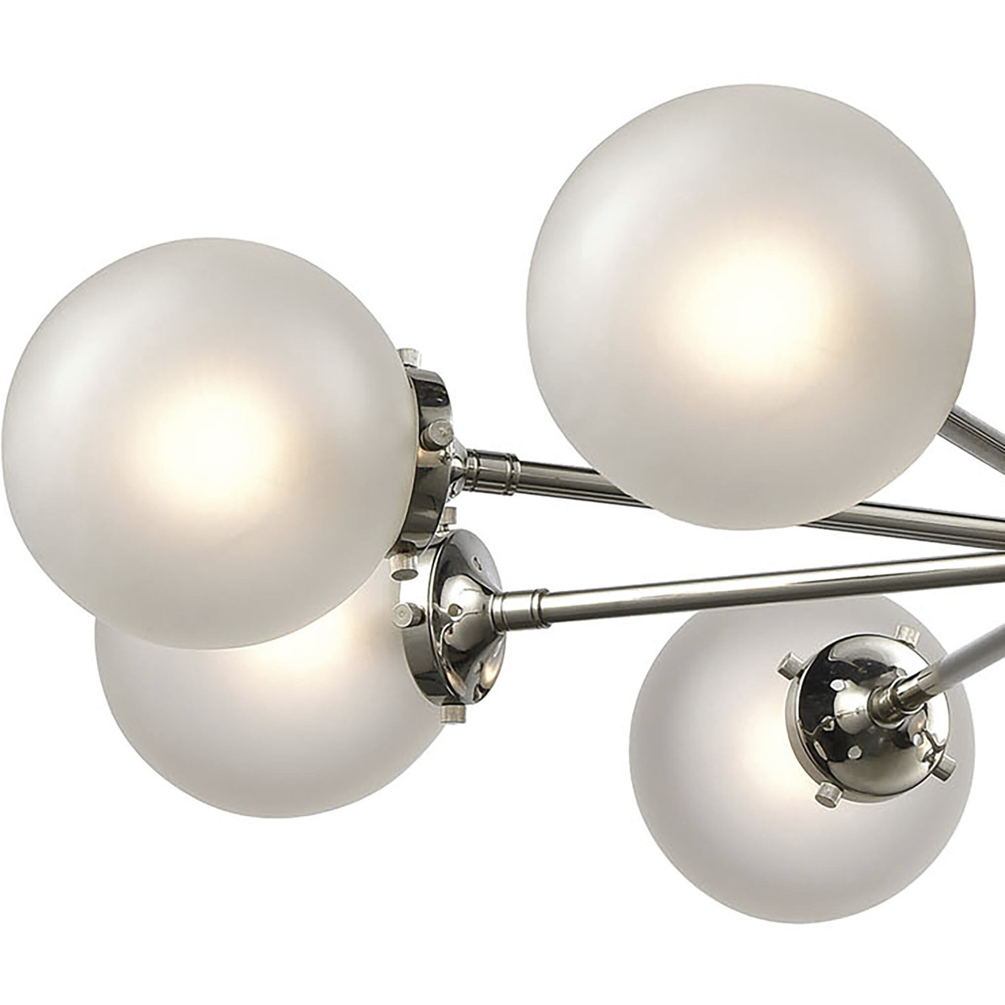 Boudreaux 8 Light 36 inch Polished Nickel Chandelier Ceiling Light