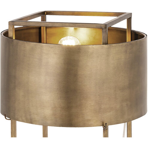 Harvey 23 inch 100.00 watt Antique Brass Table Lamp Portable Light