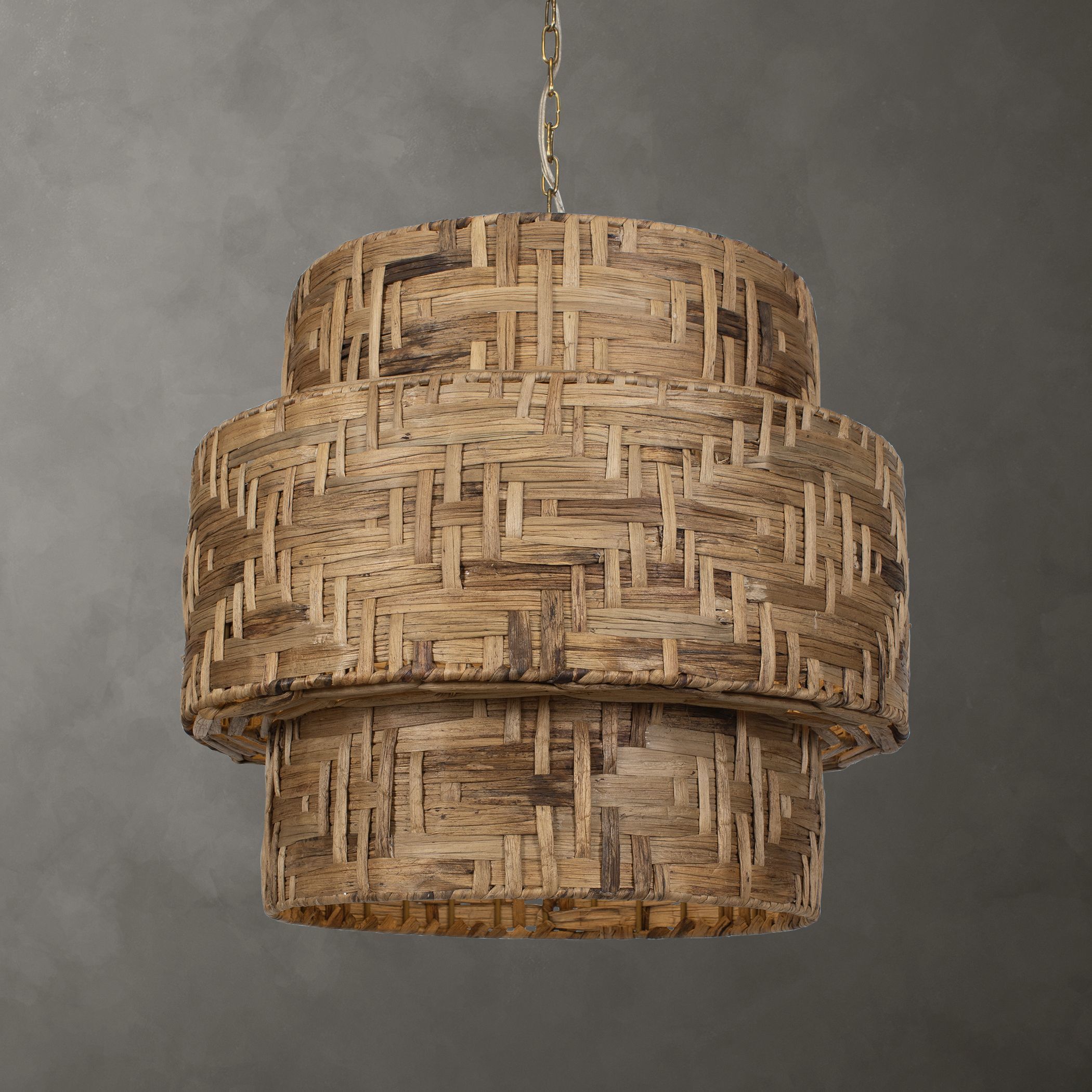 Water Hyacinth 4 Light 24.25 inch Natural Water Hyacinth Reeds Pendant Ceiling Light