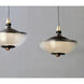 Bella LED 42.5 inch Bronze and Gold Linear Pendant Ceiling Light