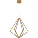 Canada LED 25 inch Gold LED Chandelier Ceiling Light