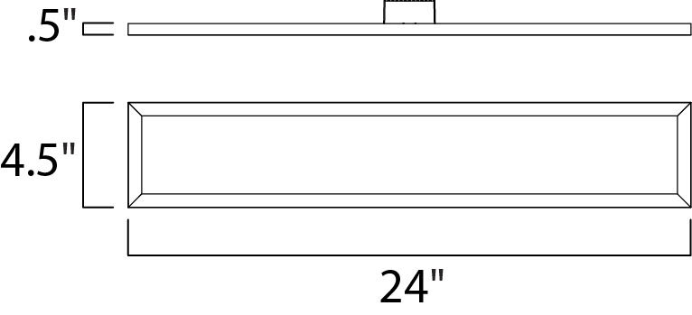 Wafer LED LED 5 inch White Flush Mount Ceiling Light