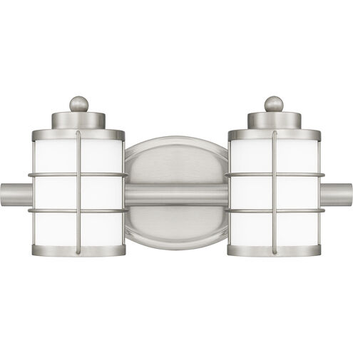 Hazlett 2 Light 15.00 inch Bathroom Vanity Light