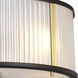 Corona 3 Light 15.75 inch Museum Bronze Pendant Ceiling Light, Convertible to Pendant, Semi-Flush Mount or Flush Mount