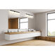 Astor 5 Light 36 inch Matte Black Vanity Wall Light