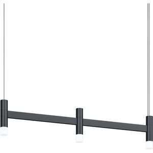 Systema Staccato LED 29 inch Satin Black Linear Pendant Ceiling Light