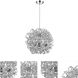 Mingle 3 Light 17.5 inch Polished Chrome Pendant Ceiling Light