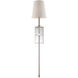 Monroe 1 Light 6.75 inch Polished Nickel Wall Sconce Wall Light, Essentials