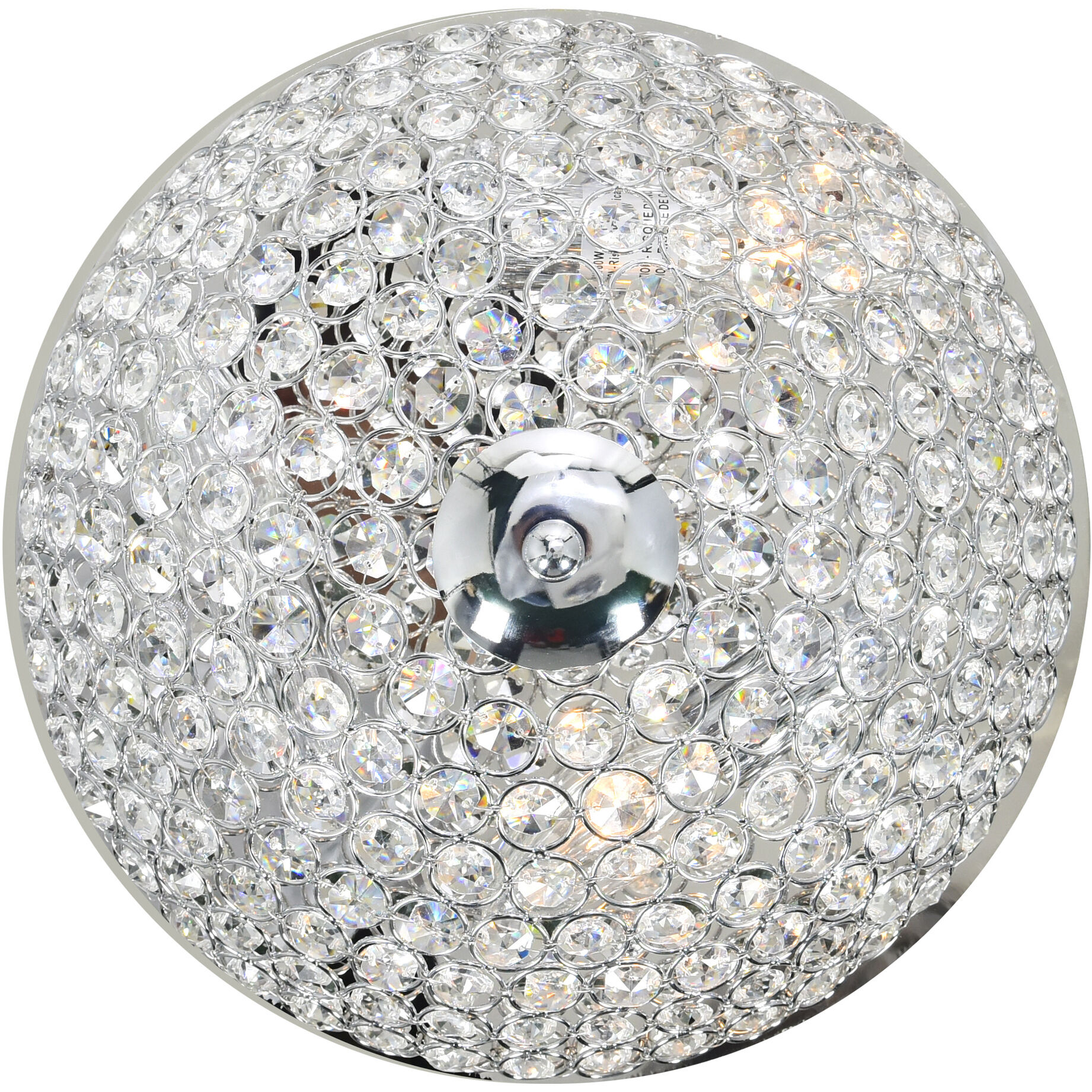 Globe 3 Light 12 inch Chrome Bowl Flush Mount Ceiling Light