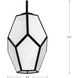Latham 1 Light 9 inch Matte Black Pendant Ceiling Light