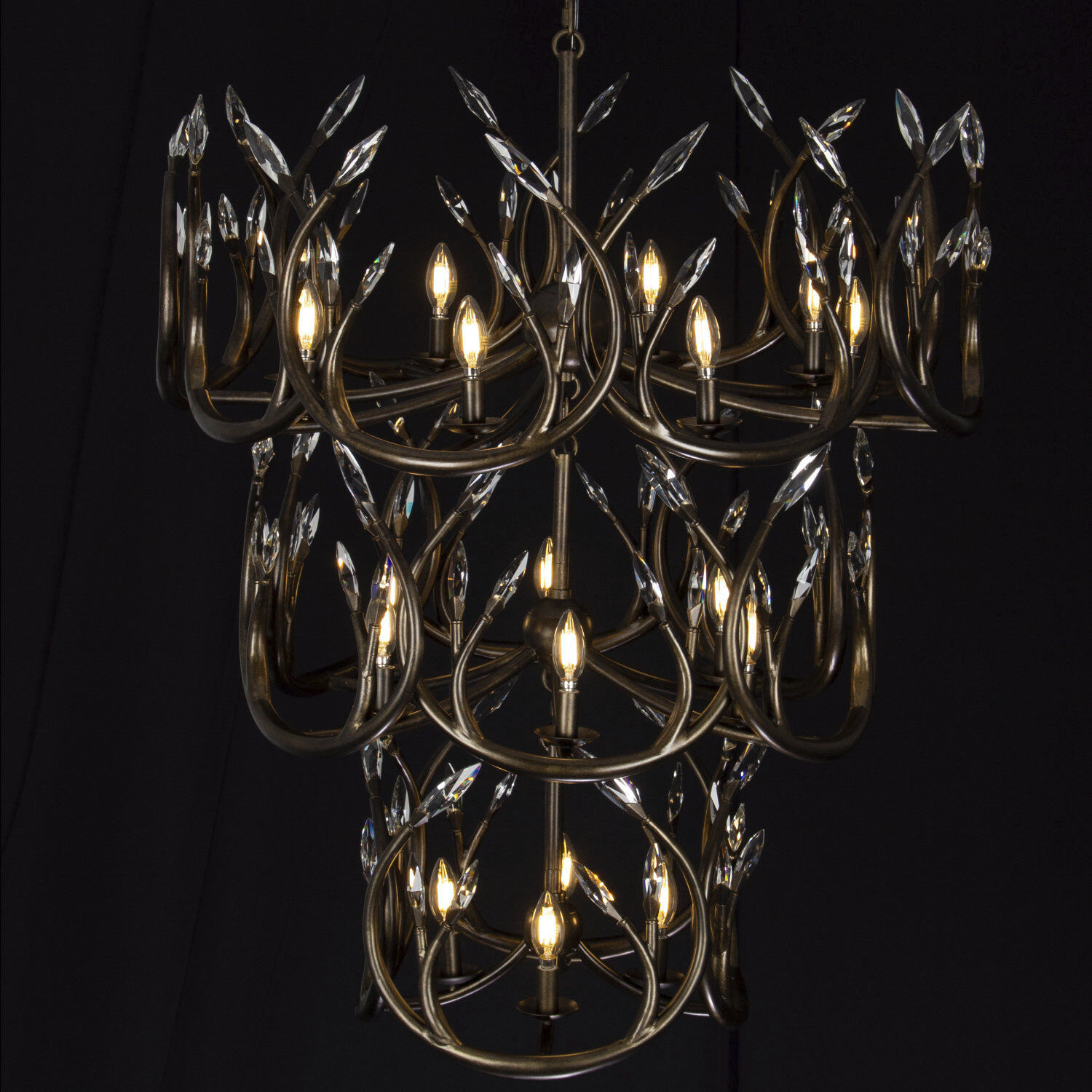 Chalet 18 Light 34 inch New English Bronze Dark Pendant Ceiling Light