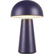 Asher 8.63 inch 3 watt Navy Blue Table Lamp Portable Light