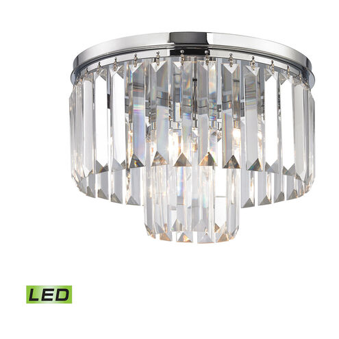 Farrell LED 12 inch Polished Chrome Flush Mount Ceiling Light