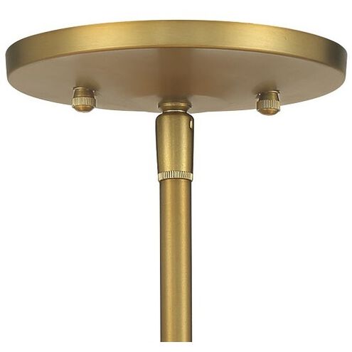 Key Largo 1 Light 16 inch Soft Brass Semi Flush Ceiling Light