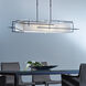 Etch 4 Light 54 inch Sterling Pendant Ceiling Light in Flax