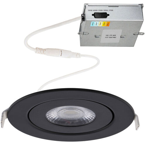 Lotos LED Black Complete Kit Recessed Lighting