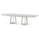Vero 120 X 46 inch Sandbar Extension Dining Table, Wooden, Coastal