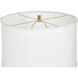 Belinda 34 inch 150 watt Rose Quartz Table Lamp Portable Light