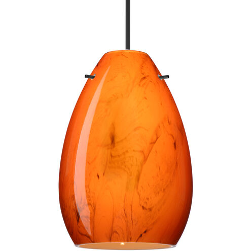 Pera 6 LED Black Cord Pendant Ceiling Light