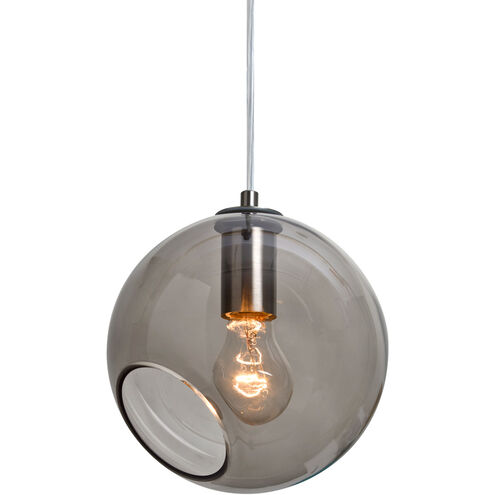 Maestro 1 Light Satin Nickel Pendant Ceiling Light