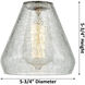 Ballston Conesus 1 Light 6 inch White and Polished Chrome Pendant Ceiling Light, Ballston