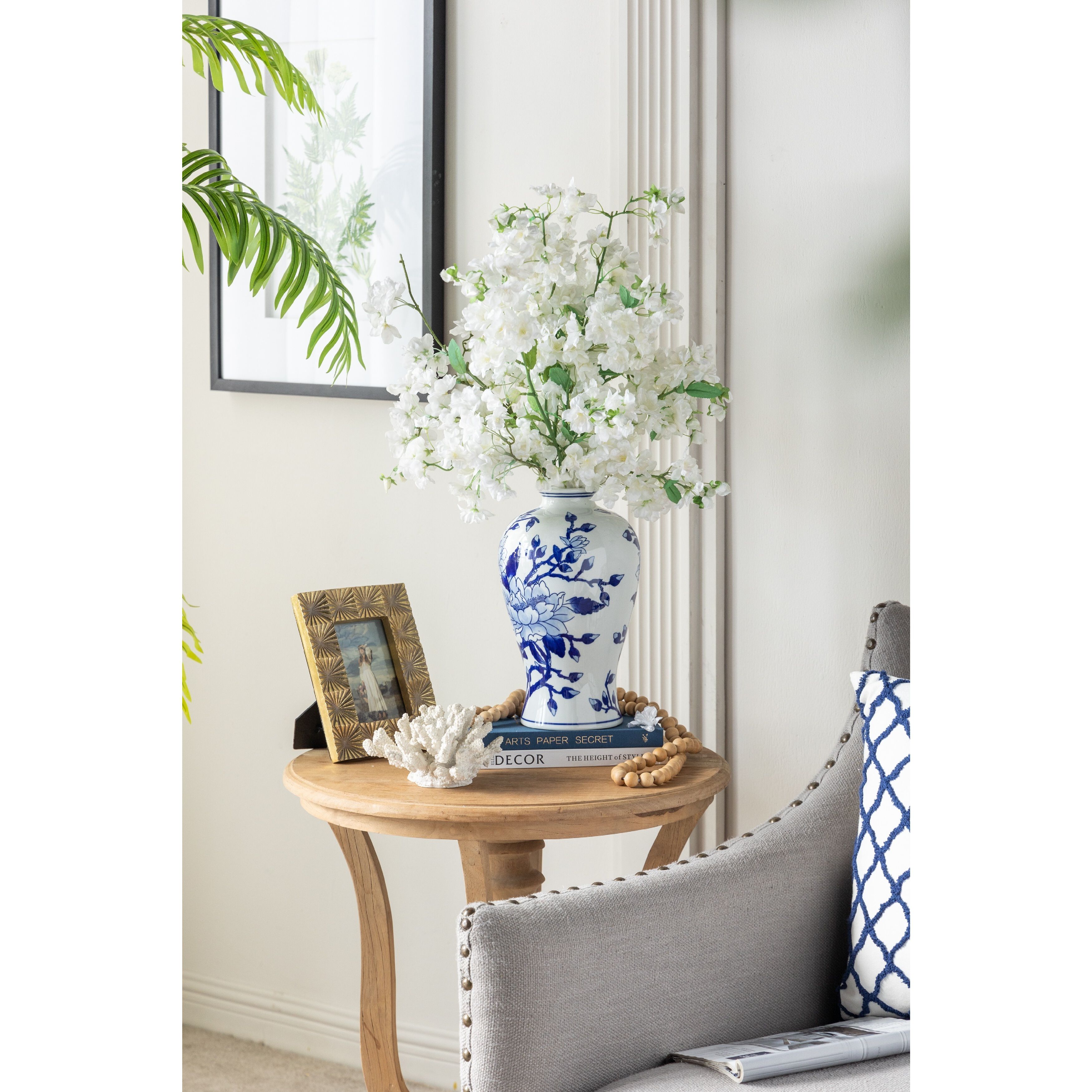 Curved 13 X 8 inch Vase