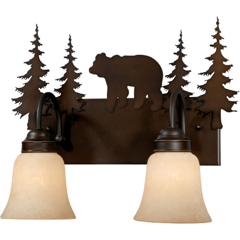 Bozeman LED 16.75 inch Burnished Bronze Bathroom Light Wall Light
