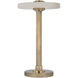 Visual Comfort Aran 8.75 inch 2.00 watt Hand-Rubbed Antique Brass and Alabaster Rechargeable Accent Lamp Portable Light