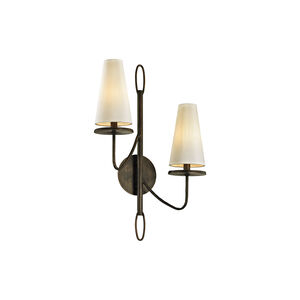 Arbuckle Ave 2 Light 15 inch Pompeii Bronze Wall Sconce Wall Light