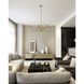 Rohan 8 Light 42 inch Satin Gold Chandelier Ceiling Light