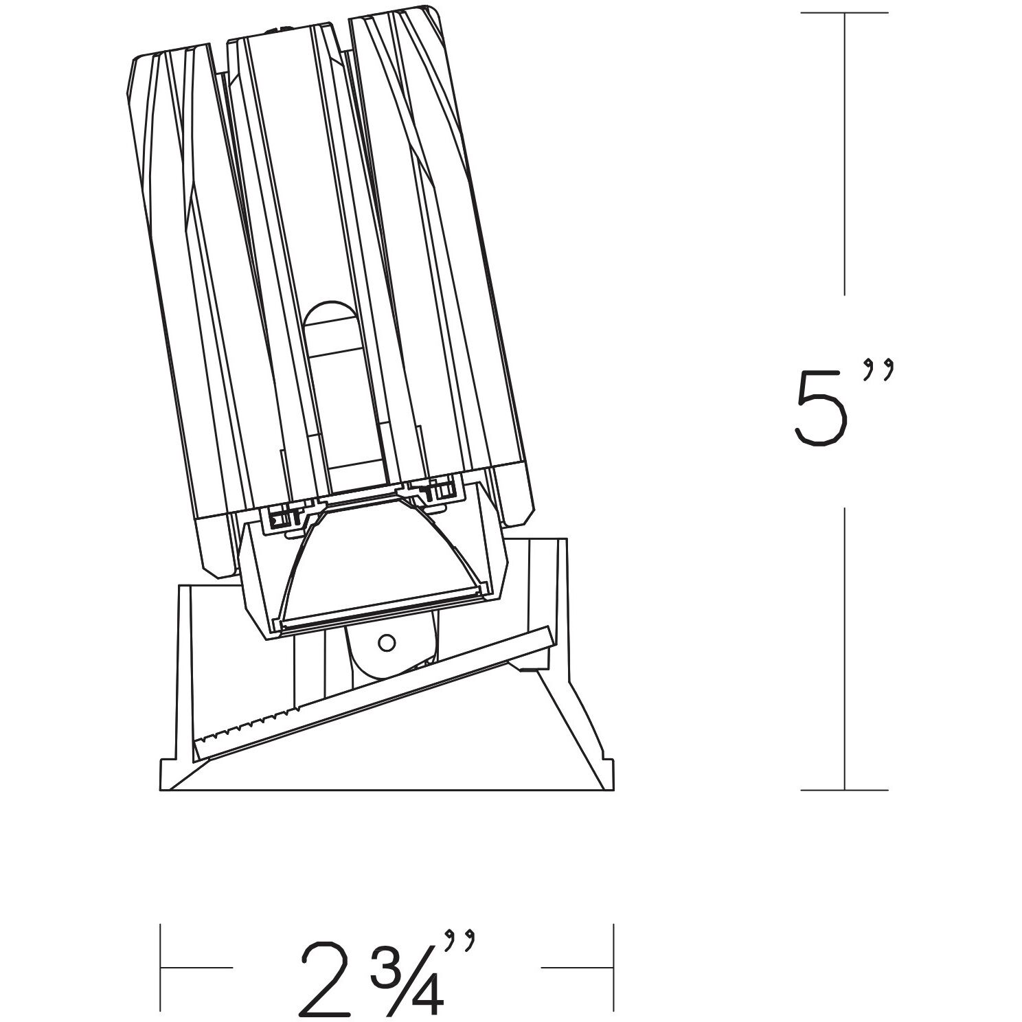 FQ Integrated LED White Recessed Trim in 3500K, 2" LED