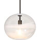 Geno 1 Light Black Pendant Ceiling Light