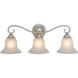 Monrovia LED 26 inch Brushed Nickel Bathroom Light Wall Light