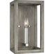 Moffet Street 1 Light 7 inch Washed Pine Wall Bath Fixture Wall Light