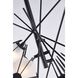 Canada 7 Light 35.43 inch Black Chandelier Ceiling Light