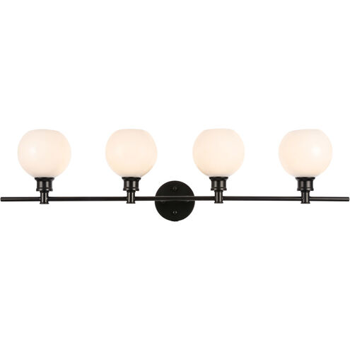 Syracuse 4 Light 38 inch Black Wall sconce Wall Light