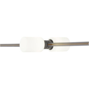 Sean Lavin Modern Antique Bronze Low-Voltage Track Head Ceiling Light, Integrated LED