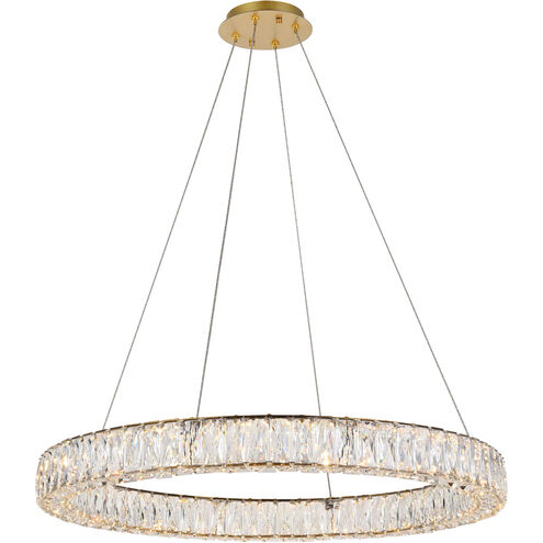 Monroe 32 inch Gold Chandelier Ceiling Light